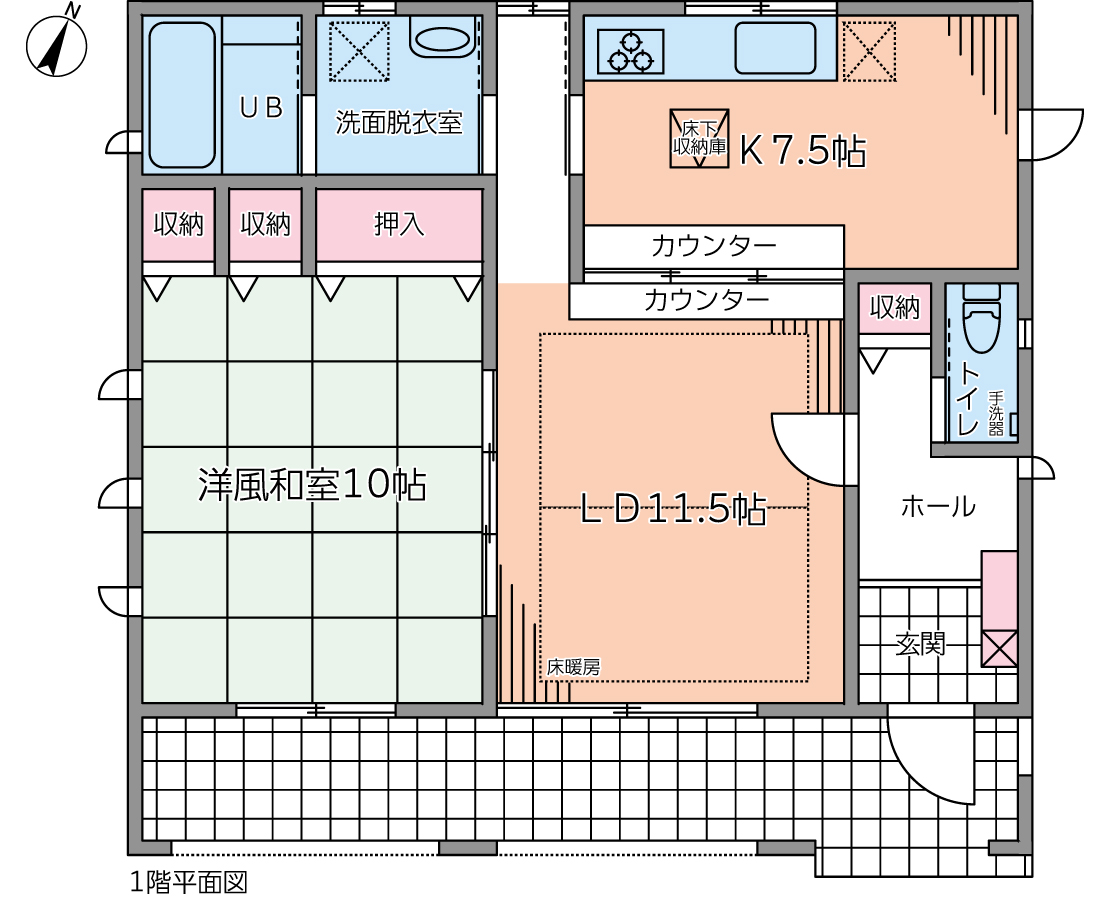 愛知県K様間取り図